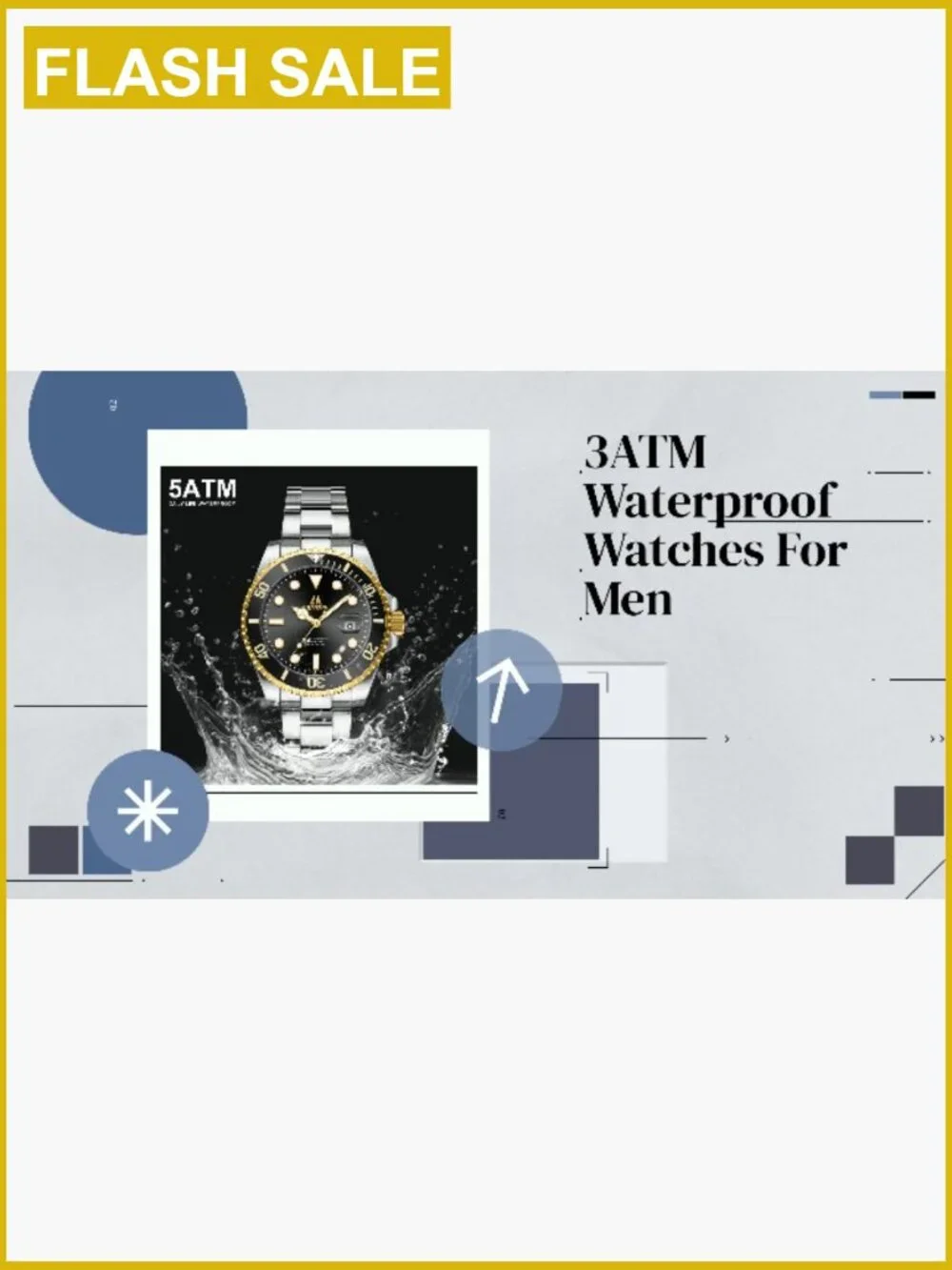 Stainless Steel Analog Quartz Watch for Men with Date and Luminous Dial